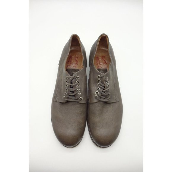 A.S. 98 Brown Leather Dress Casual Lace Up Oxfords Shoes Men\'s 43 / 9.5 - 10 main image 8